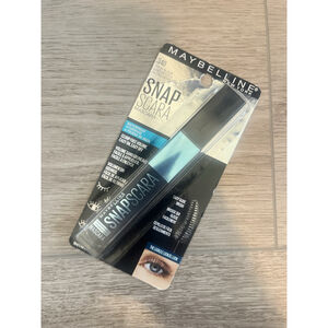 BUNDLE OF 3 Maybelline Pitch Black #340 New York Snapscara Waterproof Mascara